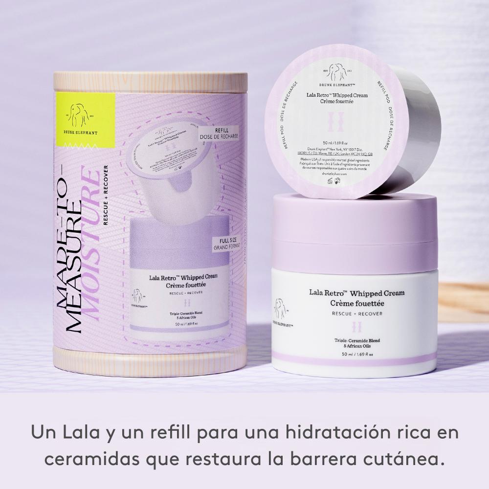 MADE-TO-MEASURE MOISTURE RESCUE + RECOVER: LALA RETRO + REFILL (SET PARA CUIDADO DE LA PIEL)